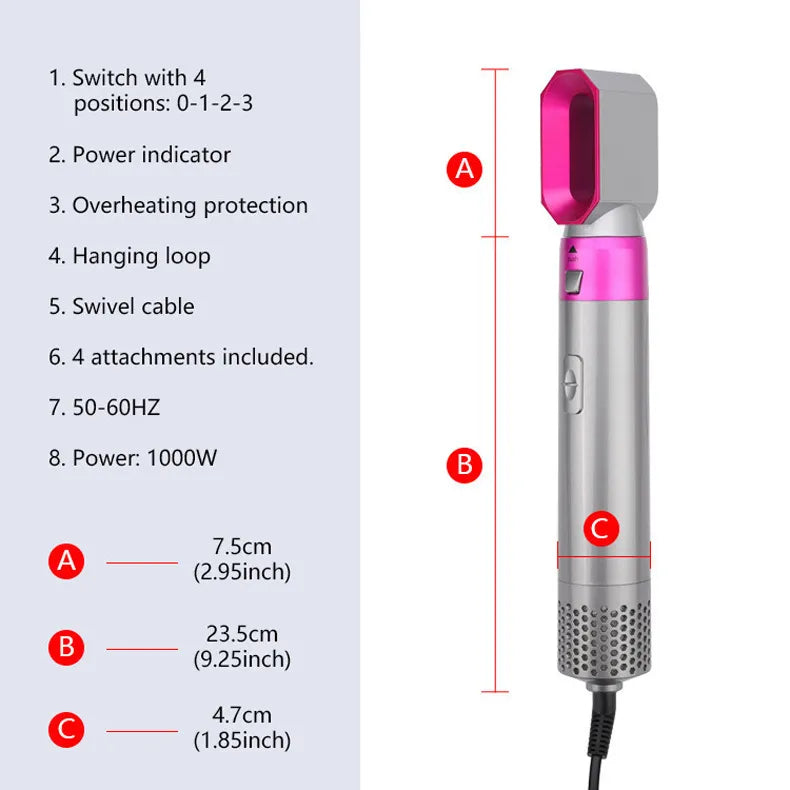 Five-in-one Hot Air Styler