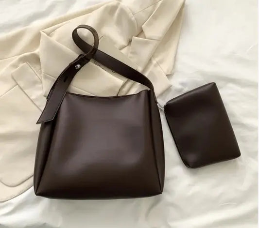 LEFTSIDE Fashion Leather Tote Bag