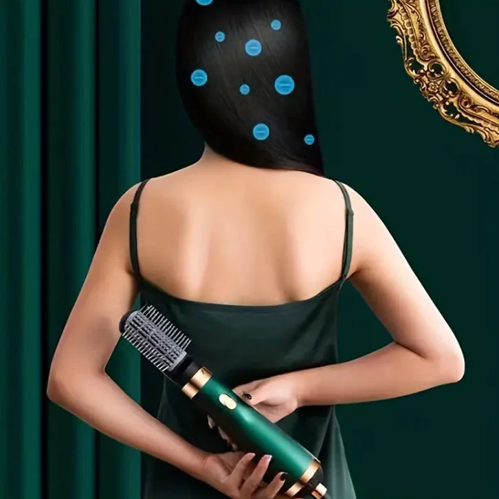 3-in-1 Negative Ion Hot Air Curling and Straightening Comb